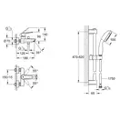 Grohe QuickFix Start смеситель, черный (CV032745)