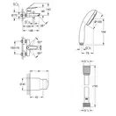 Grohe QuickFix Start Смеситель для ванны, черный (CV032747)