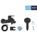 Grohe QuickFix Start Смеситель для ванны, черный (CV032747)