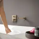 Hansgrohe Finoris смеситель ванны, бронза (76415140)