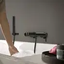 Hansgrohe Finoris смеситель для ванны, графит (76420340)