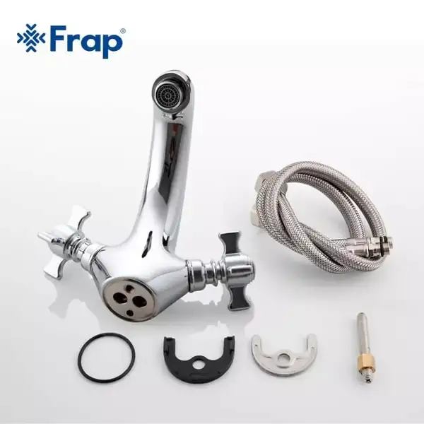 FRAP F1024 смеситель для раковины, хром (F1024)