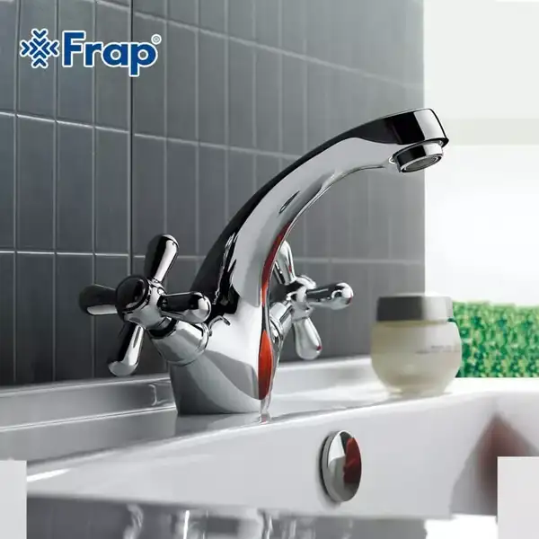 FRAP F1025 смеситель для раковины, хром (F1025)