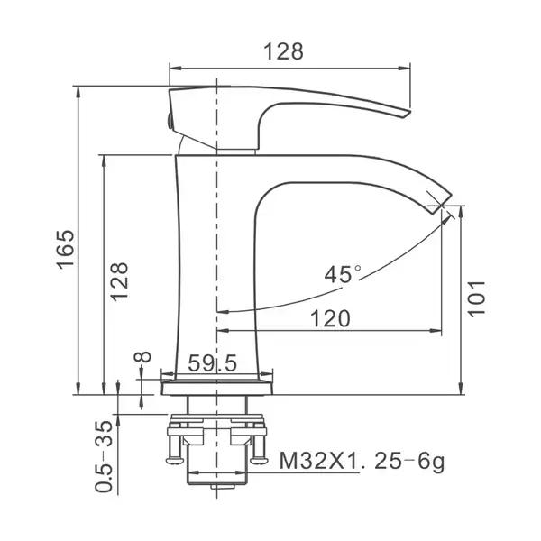 GAPPO G1007-3 смеситель, золото (G1007-3)