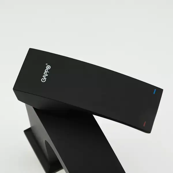 GAPPO G1007-66 Смеситель раковины, чёрный (G1007-66)