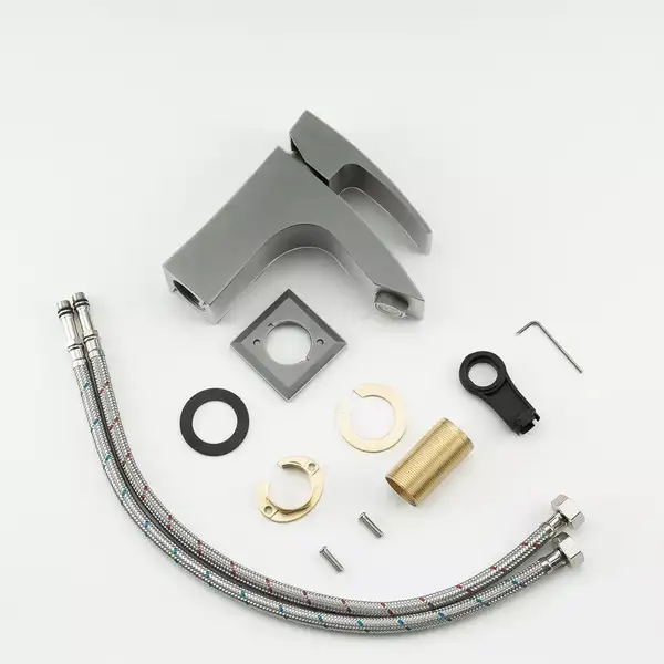 GAPPO G1007-91 смеситель для раковины, серый (G1007-91)