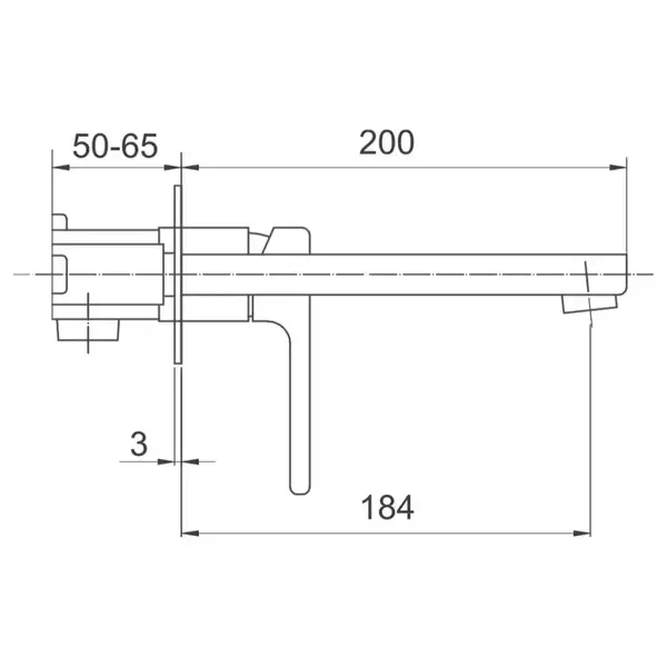 GAPPO G1017-16 Смеситель раковины, чёрный (G1017-16)
