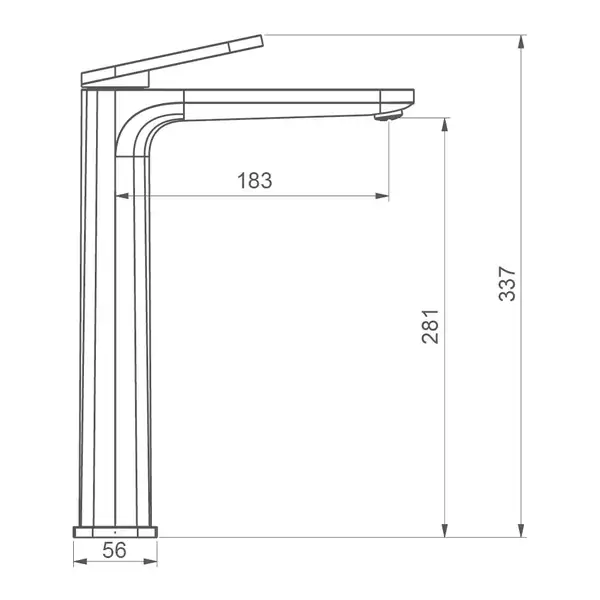GAPPO G1027-2 смеситель для раковины, хром (G1027-2)