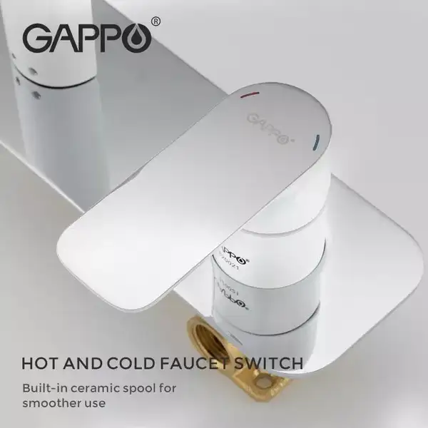 GAPPO G1048-22 смеситель для раковины, хром (G1048-22)