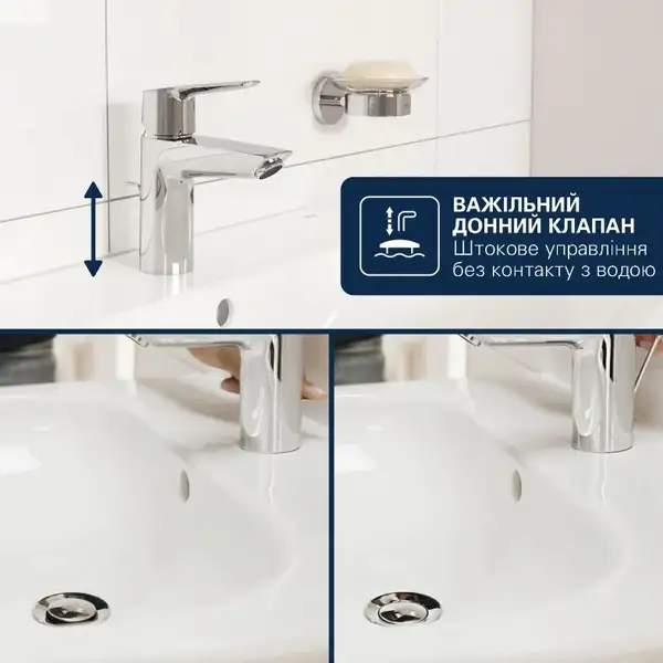 Grohe Dice смеситель для раковины, хром (1018560000)