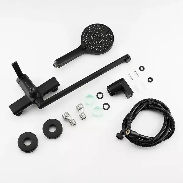 FRAP F2267-6 змішувач для ванни, чорний (F2267-6)