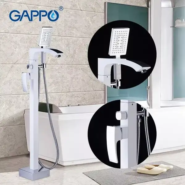 GAPPO G3007-8 змішувач для ванни, хром (G3007-8)