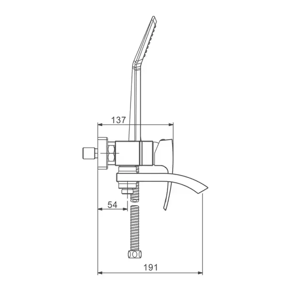 GAPPO G3207-3 змішувач для ванни, золото (G3207-3)