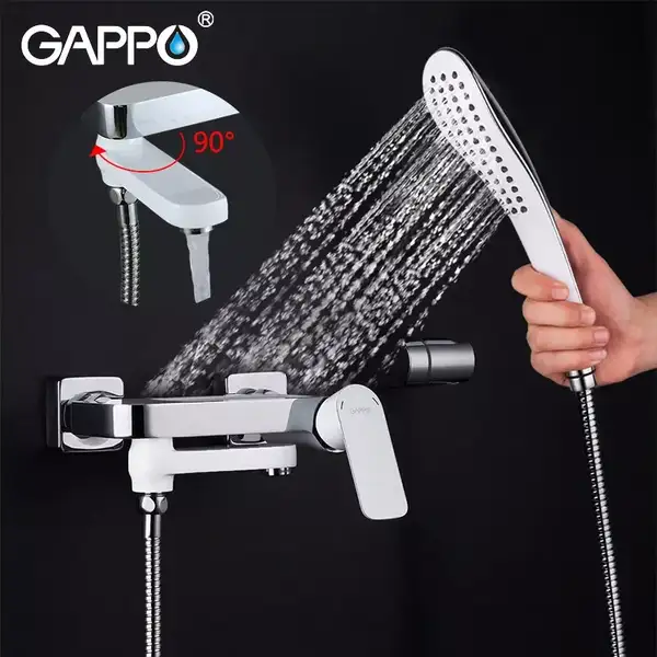 GAPPO G3248 змішувач для ванни, хром (G3248)