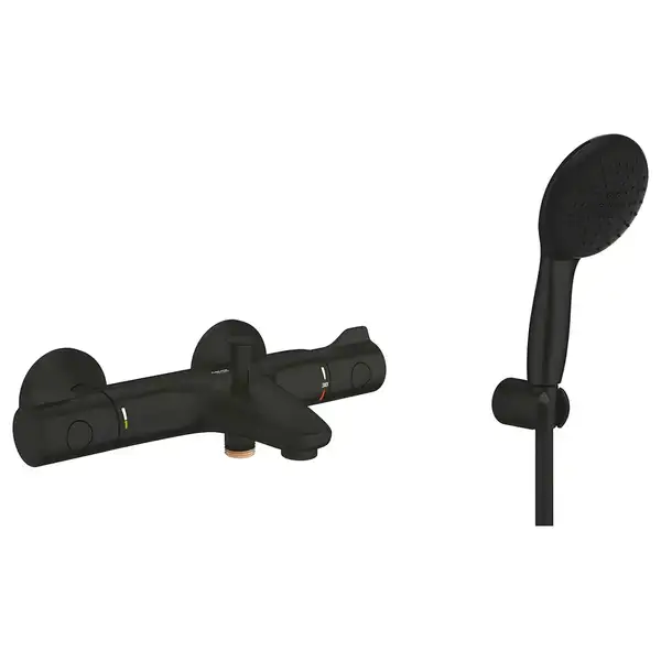 Grohe Grohtherm термостат черный (1022032430+261642433)