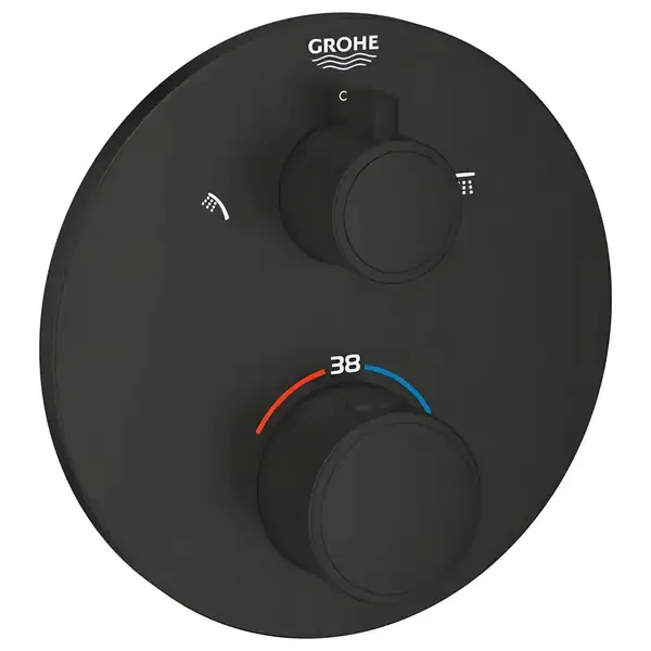 Grohe Grohtherm смеситель, чёрный (1022082430)