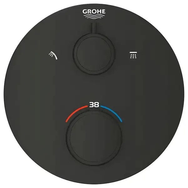 Grohe Grohtherm смеситель, чёрный (1022082430)