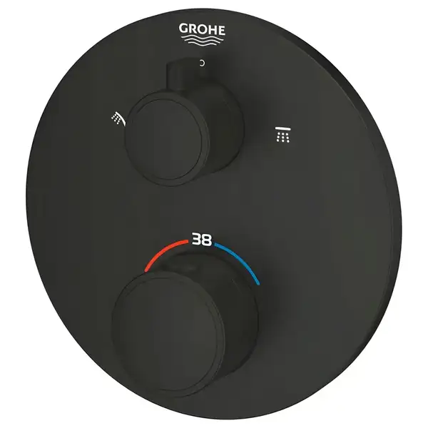 Grohe Grohtherm смеситель, чёрный (1022082430)