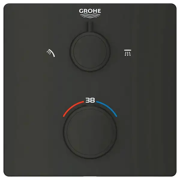 Grohe Grohtherm смеситель, чёрный (1022092430)
