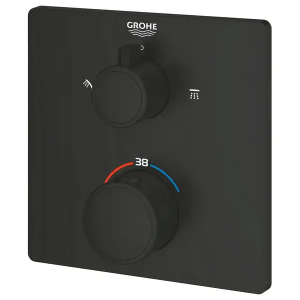 Grohe Grohtherm смеситель, чёрный (1022092430)