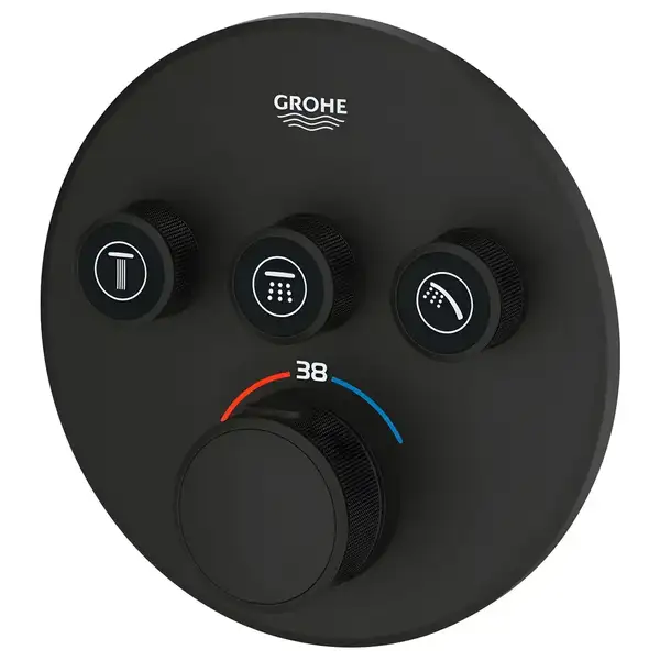 Grohe Grohtherm SmartControl термостат, чёрный (29508KF0)