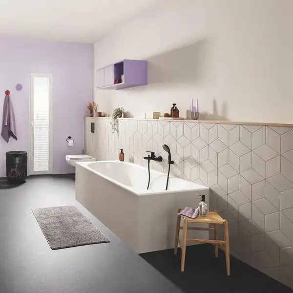 Grohe QuickFix Start Смеситель для ванны, черный (CV032747)