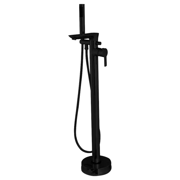 Invena Glamour Смеситель для ванны, чёрный (BW-02-W04)