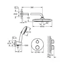 Grohe Grohtherm душевая система, хром (1039960000)