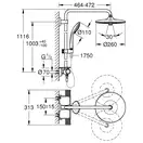 Grohe Vitalio Joy Душевая система, хром (26403002)