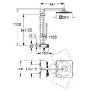Grohe Euphoria Душевая система, белая (26508LS0) (26508ls0)