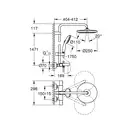 Grohe Tempesta Душевая система, чёрная (266722431)