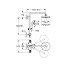 Grohe Vitalio Start Душевая система, черная (268042430)