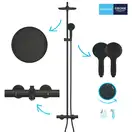Grohe Vitalio Start 110 Душевая, черная (269882431)