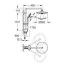 Grohe Vitalio Joy душевая система, хром (27357002)