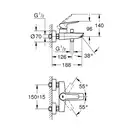 Grohe Vitalio Start Душевая система, Хром (nte004)