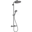 HANSGROHE Croma Select S душевая система, чёрный хром (26891340)