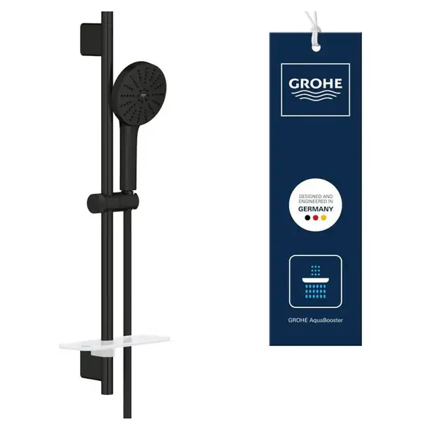 Grohe Vitalio Joy+ душ. гарнитур, чёрный (1348662430)