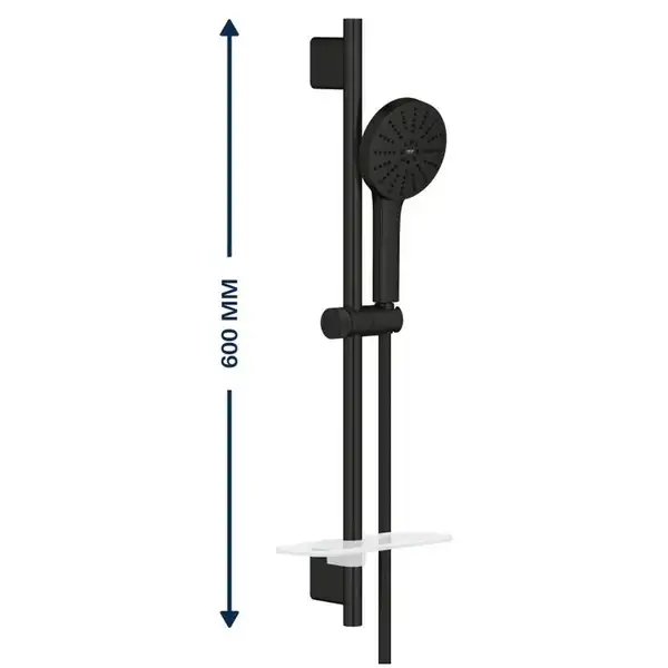 Grohe Vitalio Joy+ душ. гарнитур, чёрный (1348662430)