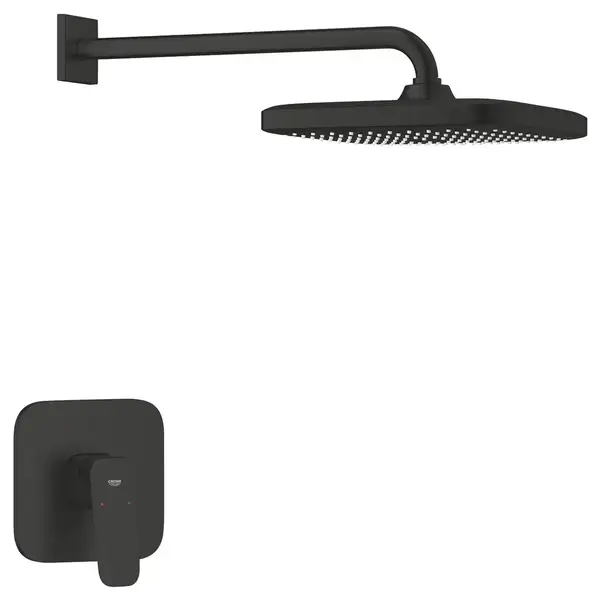 Grohe Cubeo Душевая система, чёрная (1053342430)