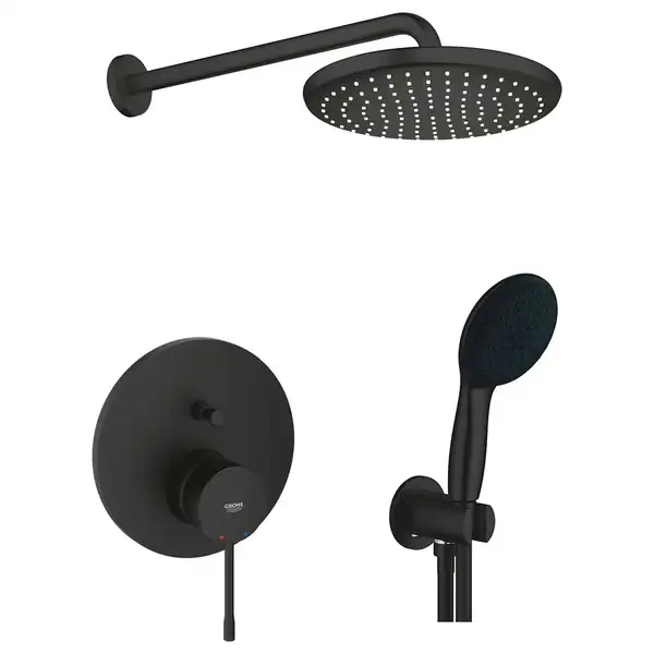Grohe Eurosmart душевая система, чёрная (24167KF0)