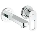 GROHE Змішувач для умивальника на 2 отвори, настінний монтаж BauLoop  (20289000) фото 1 Aquada.com.ua