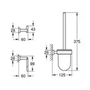 GROHE Набір аксесуарів 3 в 1 Essentials Cube  (40757001) фото 2 Aquada.com.ua