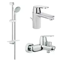 GROHE Набiр змiшувачiв Eurosmart Cosmopolitan 3 в 1, для ванни та душу (126111S)