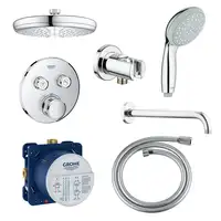 GROHE Grohtherm SmartControl Неперевершена душова система із Rainshower New Tempesta 210 (34614SC0)
