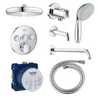 GROHE Grohtherm SmartControl Неперевершений душовий комплект із Rainshower New Tempesta 210 (34614SC2)