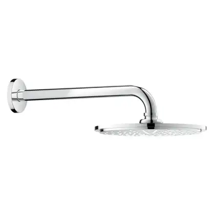 GROHE Верхній душ з душовим кронштейном 286 мм Rainshower Cosmopolitan 210 (26052000) фото 1 Aquada.com.ua GROHE Верхній душ з душовим кронштейном 286 мм Rainshower Cosmopolitan 210 (26052000) фото 1 Aquada.com.ua