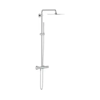 GROHE Душевая система с термостатом для настенного монтажа, хром Euphoria XXL 230 (26187000) фото 1 Aquada.com.ua GROHE Душевая система с термостатом для настенного монтажа, хром Euphoria XXL 230 (26187000) фото 1 Aquada.com.ua