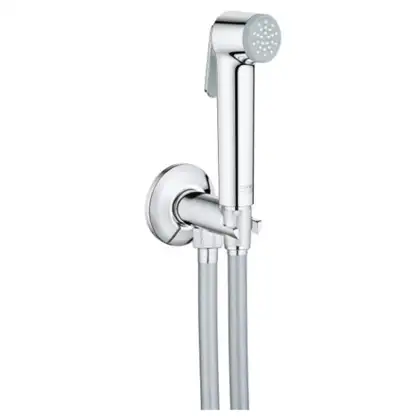 GROHE Душевой набор с угловым вентилем, 1 вид струи, хром Tempesta-F Trigger Spray 30 (26358000) фото 1 Aquada.com.ua