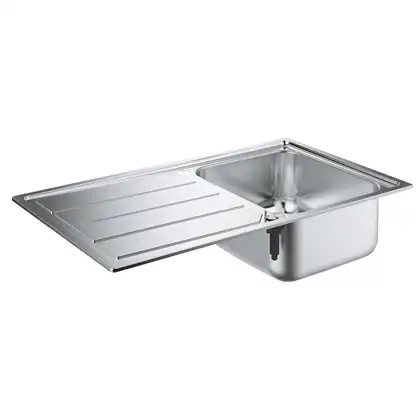 GROHE Мийка для кухні 860 x 500 мм з ексцентриком, 1 чаша, матова (31571SD0) (31571SD0) фото 1 Aquada.com.ua GROHE Мийка для кухні 860 x 500 мм з ексцентриком, 1 чаша, матова (31571SD0) (31571SD0) фото 1 Aquada.com.ua