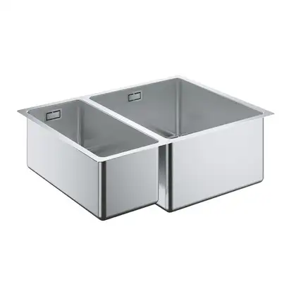 GROHE Мийка для кухні 585 x 440 мм, 1,5 чаши, матова, під стільницю, права (31576SD0) (31576SD0) фото 1 Aquada.com.ua GROHE Мийка для кухні 585 x 440 мм, 1,5 чаши, матова, під стільницю, права (31576SD0) (31576SD0) фото 1 Aquada.com.ua